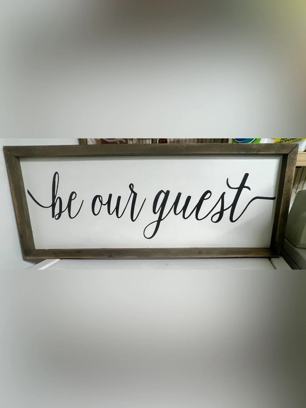 NWT - Be Our Guest Wall Decor